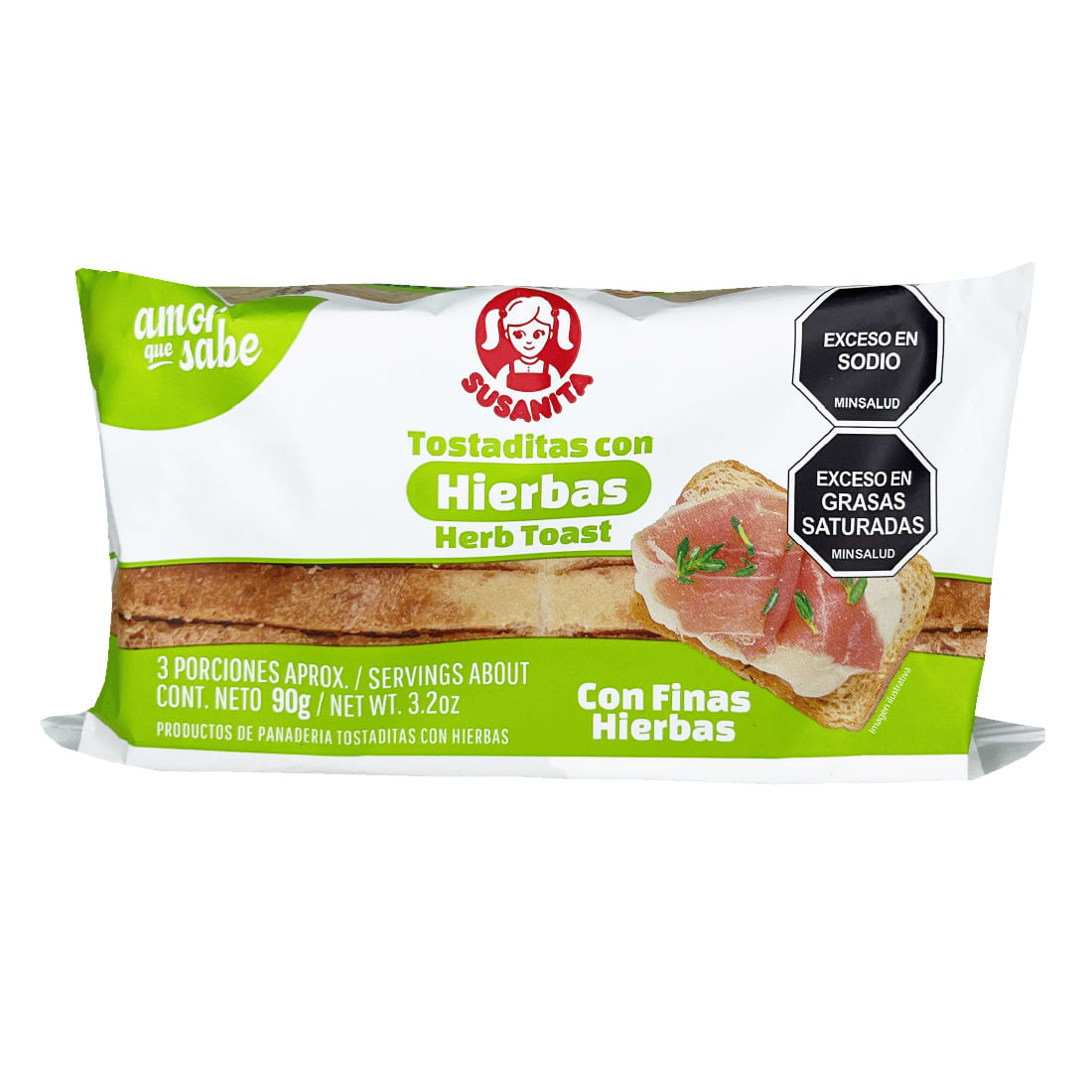TOSTADITAS CON HIERBAS SUSANITA*90GR